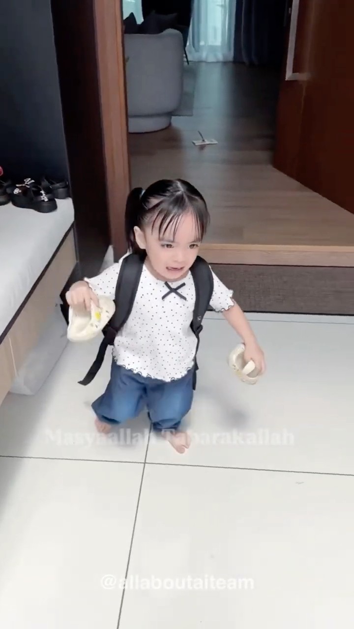 Pandai Si Kembar Ni Pi Sekolah. Ayden Nangis Jugak Akhirnya #aylaayden #alieffirfan #bellestrelle